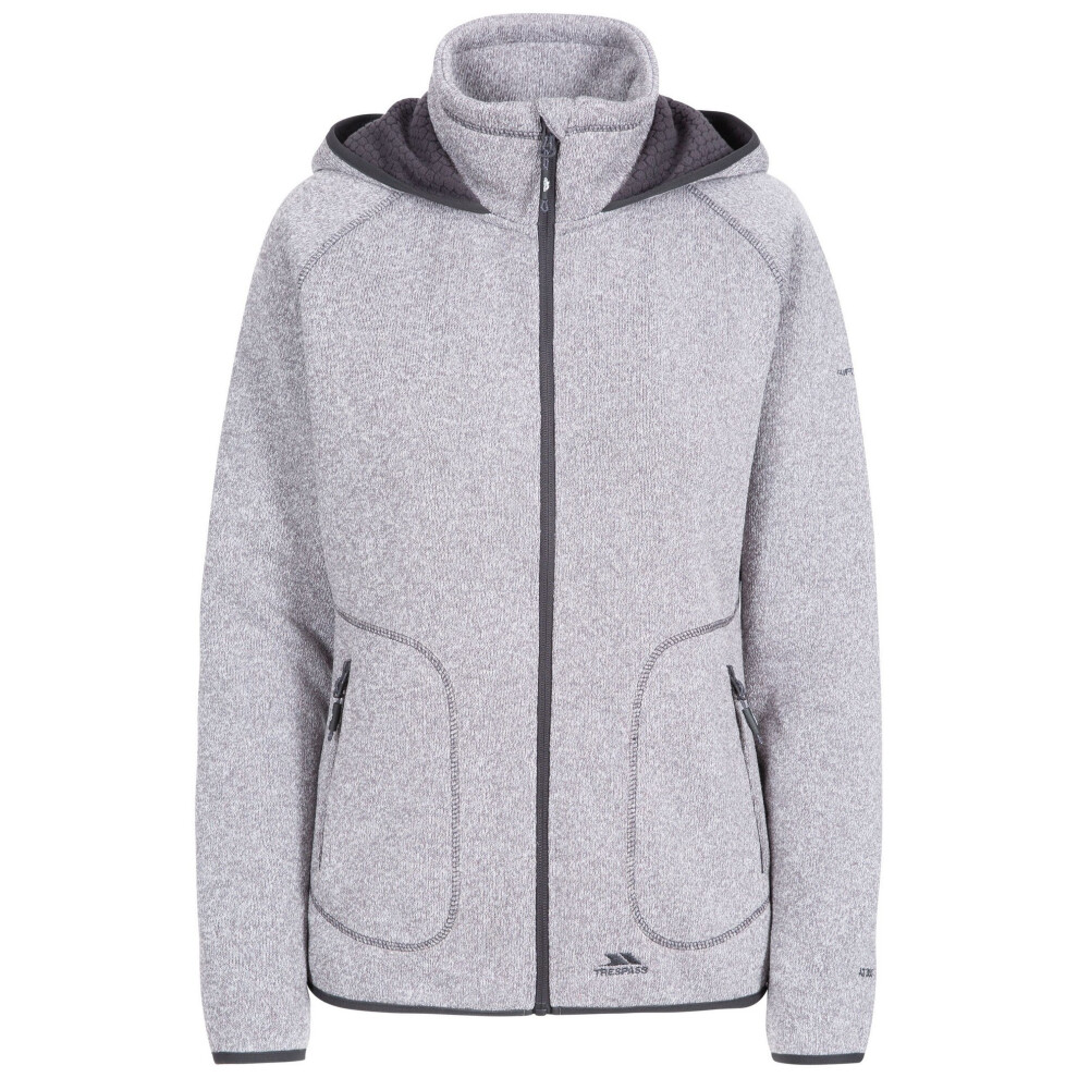Trespass Women's Grey Splendor Fleece Jacket - Xxs - 100% Polyester - Image 3