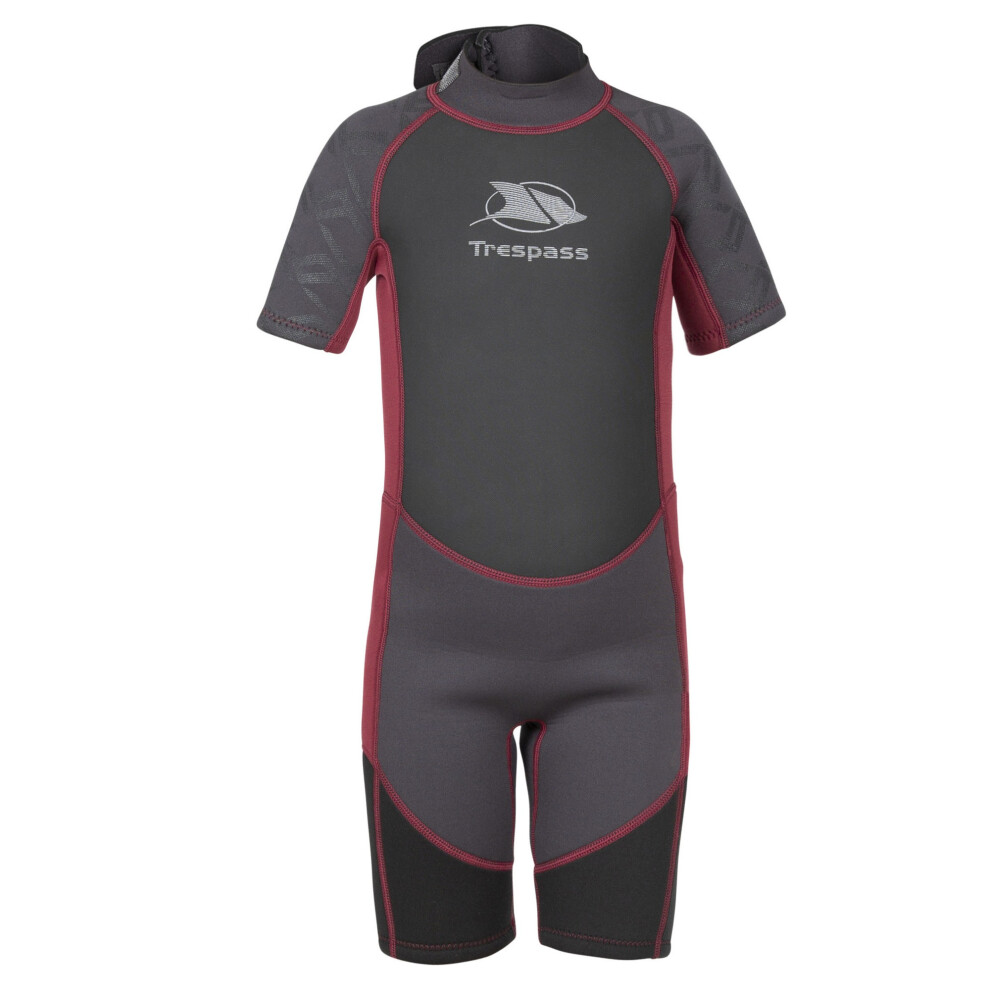 (9-10 Years, Black) Trespass Childrens/Kids Milo 3mm Wetsuit
