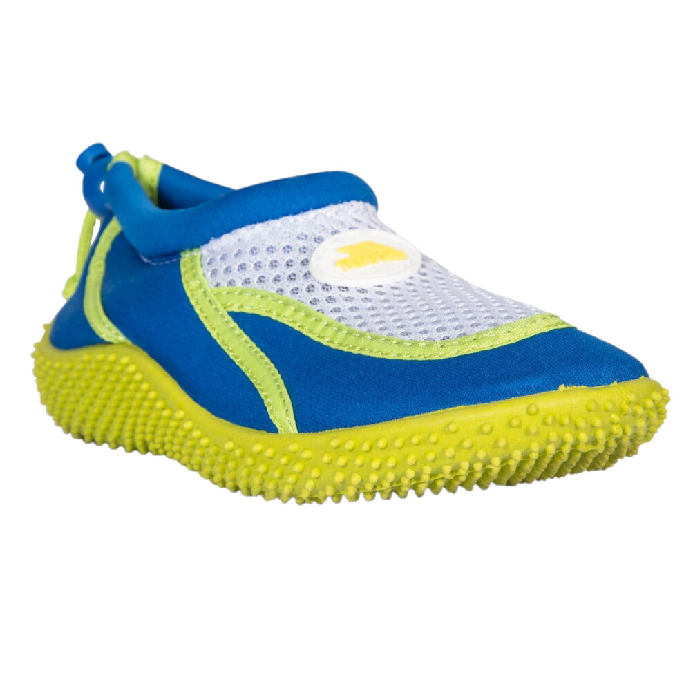(11.5 Child UK, Blue) Trespass Childrens Boys Squidder Slip On Aqua Shoes
