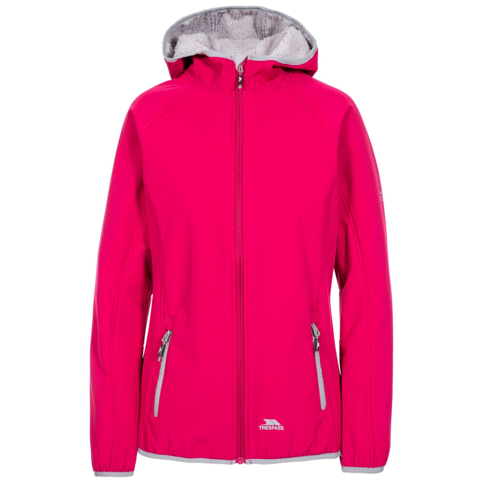 (XXS, Cassis) Trespass Womens Emery Softshell Fleece