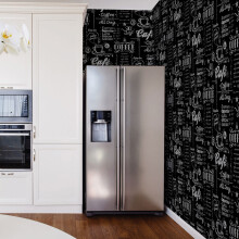 Superfresco Easy Coffee Shop Wallpaper | Paste the Wall | Black Novelty | Eco-Friendly