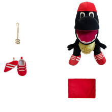 (Black) Hand Jeffy Puppet Plush Toy Cosplay Game Stuffed Doll Cartoon Children Gift