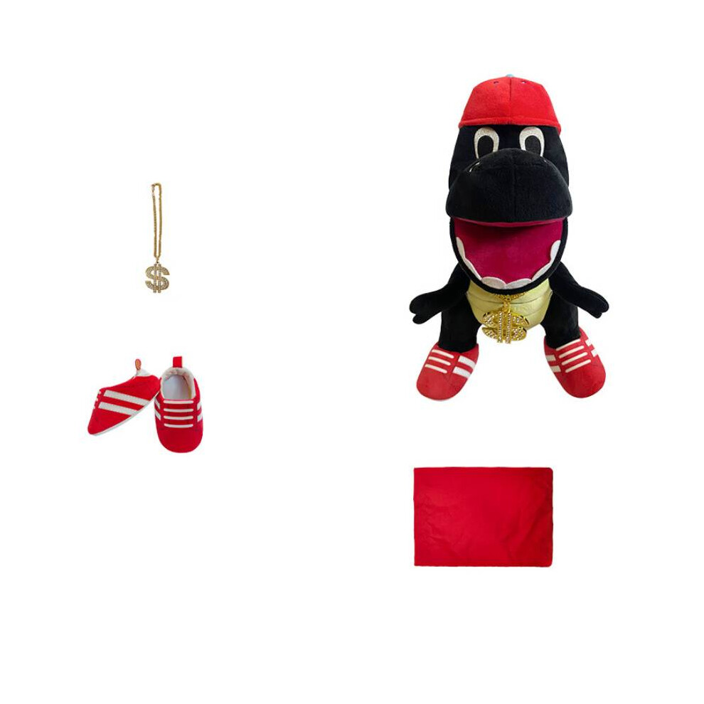 (Black) Hand Jeffy Puppet Plush Toy Cosplay Game Stuffed Doll Cartoon Children Gift Black