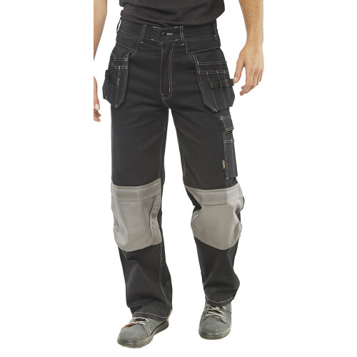 BEESWIFT KINGTON MULTI POCKET TROUSERS BLACK 48