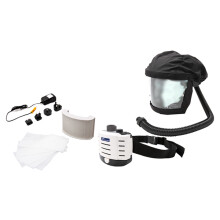 CENTURION CONCEPT AIR RESPIRATOR KIT WITH FLIP UP VISOR (P3) BLACK/WHITE