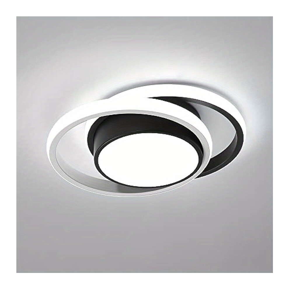 (Black White White Light) Modern LED Ceiling Lighting, 6500K  White Light LED Ceiling Light