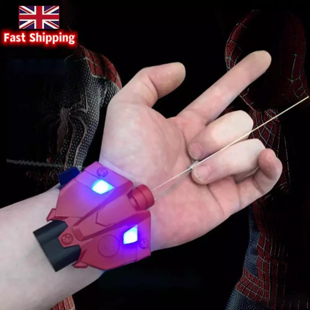 Flemye Upgraded Handmade Amazing 2 Spider-Man Magnet Led Web Shooter Cosplay Props Toys Not,Specified