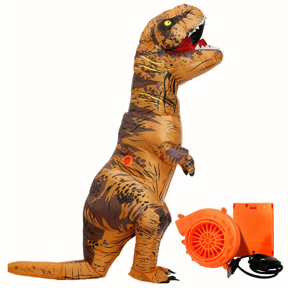 (Child) Inflatable Dinosaur Costume, Dino Party Halloween Cosplay Christmas Costume