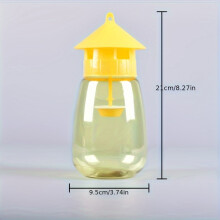 (1pc) Flying Bug Fruit Fly Trap, Suitable For Outdoor, Balcony Yard, Garden Can Hang Insect Trap