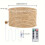 (Warm Light   Remote Control, 10m) 1pc USB Remote-Controlled Hemp Rope Light, Vintage Ambience String Lights 1