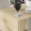 Homcom HOMCOM Mobile Drop Leaf Dining Table on Wheels with Storage Shelf Natural 8
