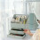 Living And Home Dustproof Desktop Makeup Organizer with Drawers 3