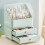 Living And Home Dustproof Desktop Makeup Organizer with Drawers 1