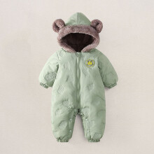 (Green, 2-3Years) Baby Kids Coat Jumpsuit Newborn Romper Hooded NEW