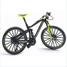 Downhill Mountain Bike Black And Green-bike Model