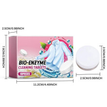 Laundry Cleaning Tablets Effervescent Fabric Whitener Oil Dirt Remover Effervescent Yellow Dirt Stain Remover
