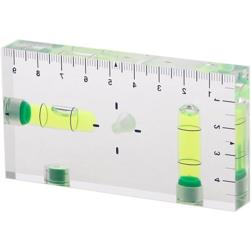 High Precision Mini Two Way Clear Magnetic Spirit Level 2