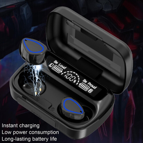 Charging Bin Digital Display Bluetooth Headset 1