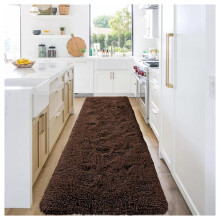(80 cm x 150 cm (2ft 8" x 5ft)-Long Hallway Runner Rugs) Shaggy Rugs Brown Soft Fluffy Non Slip Large Rugs