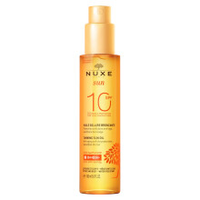 Nuxe Sun Tanning Oil For Face And Body Low Protection SPF10, Protects Skin From UVA & UVB Rays, Water-resistant, Non-comedogenic, 150ml