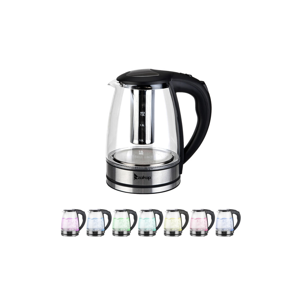 2000W 7 Colour LED Electric Kettle 1.8L Water Boiler UK