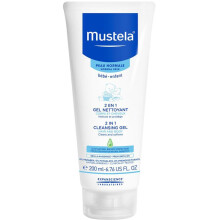 Mustela Baby 2 In 1 Cleansing Gel for Hair and Body, for Normal Skin Enriched with natural ingredients 200ml