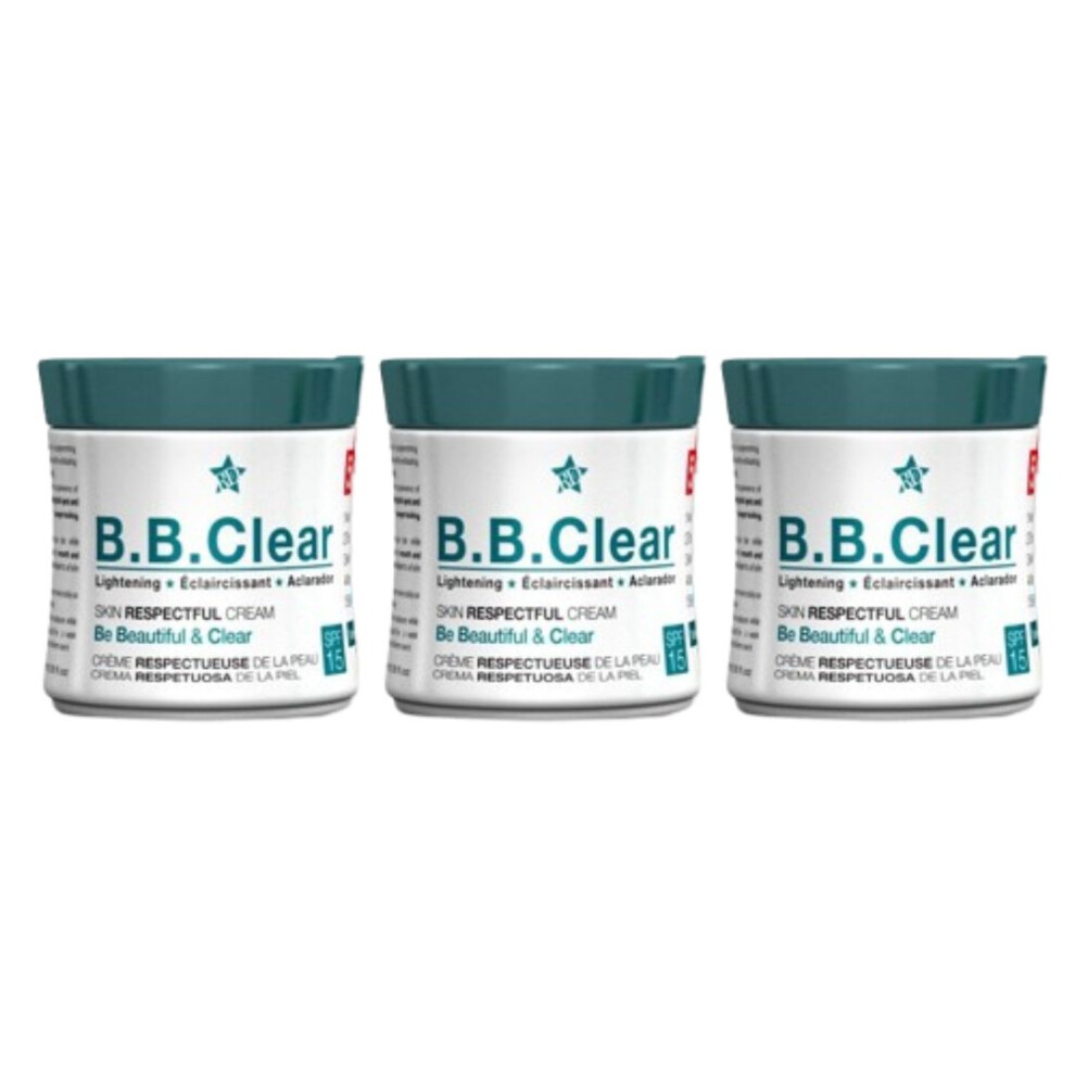 BB Clear 5in1 Whitening Body Cream Pack Of 3 |Soft & Clear Skin, Reduces Wrinkles & Dark Spot Remover Cream, Skin Brightening, Face Moisturizer SPF-15