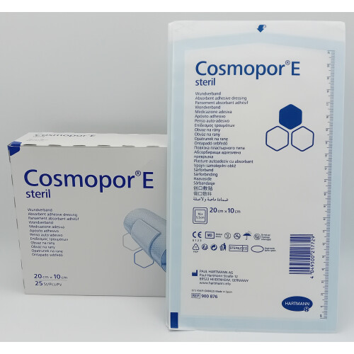 Cosmopor E 20cm x 10cm Box of 25 - REF: 900876