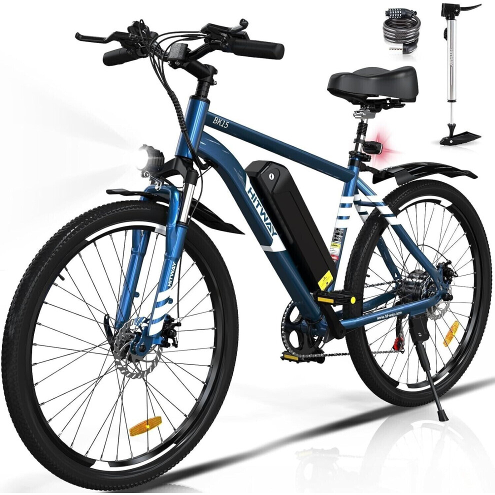 HITWAY Electric Bike,26" Ebikes, up 90KM Fold Bike Citybike MT Bicycle