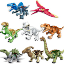 (77037-8pcs) Large Dinosaur Figure Big Size Indominus T Rex Blocks Lego Toys