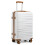(20+24+28 inch) White ABS Hard Shell Suitcase With Optional Bags 8
