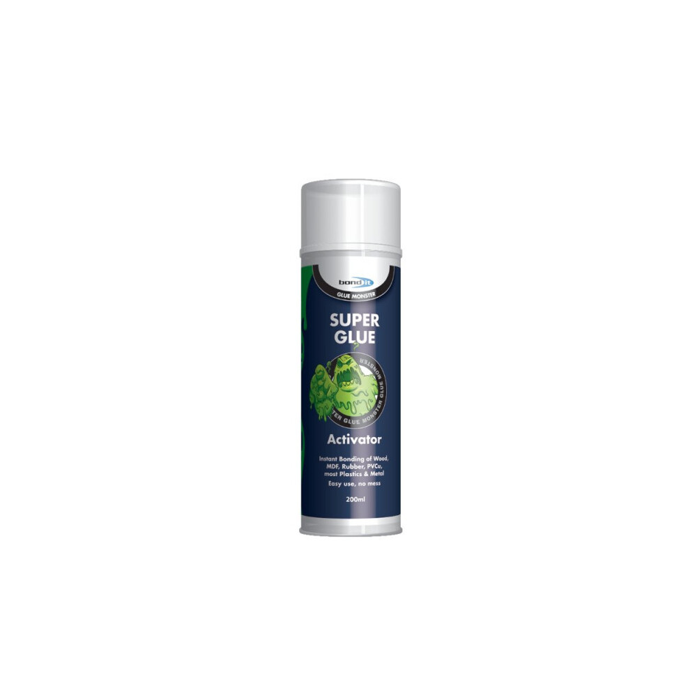 200Ml Bond It Superglue Activator Accelerator Adhesive Glue Instant Super 5060021361127