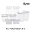 Living And Home 8Pcs Kitchen Storage Containers for Dry Food 6