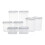 Living And Home 8Pcs Kitchen Storage Containers for Dry Food 1