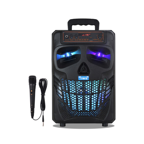 2000W Wireless Bluetooth Speaker Karaoke Party LED Lights Subwoofer 2