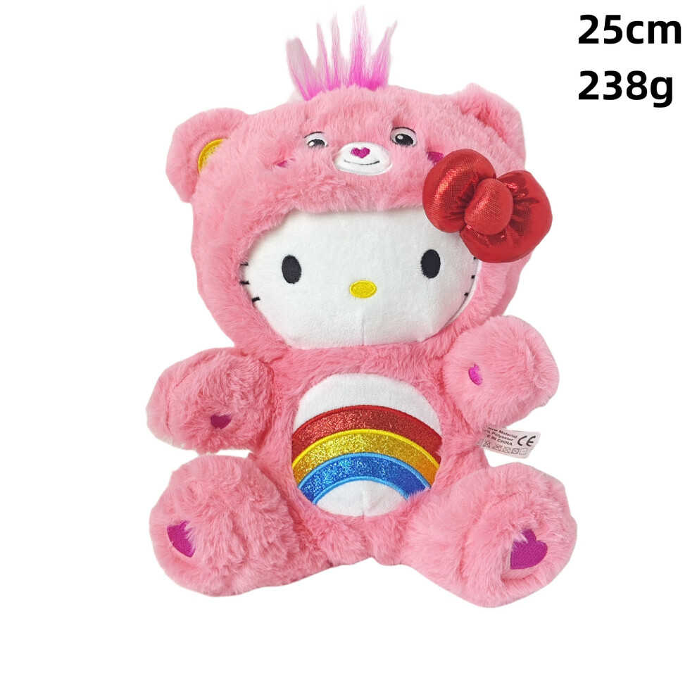 (Hello Kitty) Care Bears Sanrio Plush Toy Fashion Comfortable Cartoon Throw Pillow Doll Gift