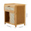 Living And Home Wooden Nightstand Storage Cabinet 6