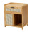 Living And Home Wooden Nightstand Storage Cabinet 1