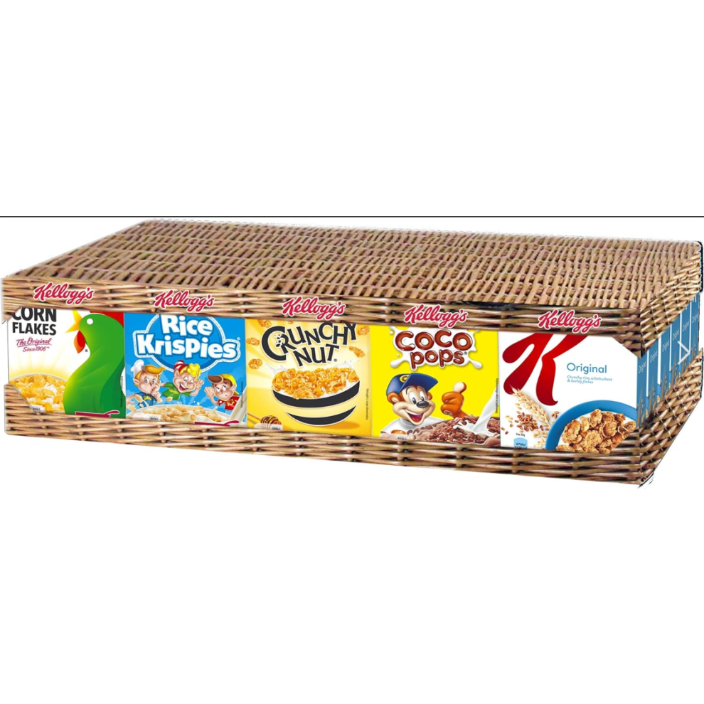 Kelloggs Kellogg's 1.86Kg Mixed Case Portion Pack - Top 5 Cereal Brands (Corn Flakes, Rice Krispies, Crunchy Nut, Coco Pops & Special K)