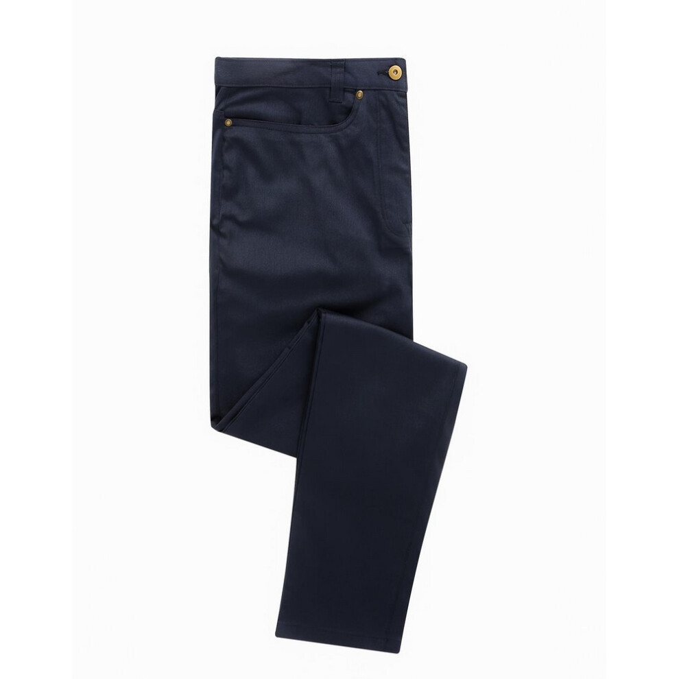 (40R, Navy) Premier Mens Performance Chinos