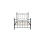 Birlea Emily 90cm 3FT Single black metal Bed Frame Bedstead with decorative finials 8