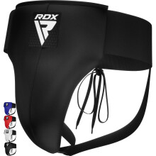 RDX Groin Guard for Boxing, Muay Thai, Kickboxing and MMA Fighting, Maya Hide Leather Abdo Gear for Martial Arts Training, SATRA Approved Jockstrap