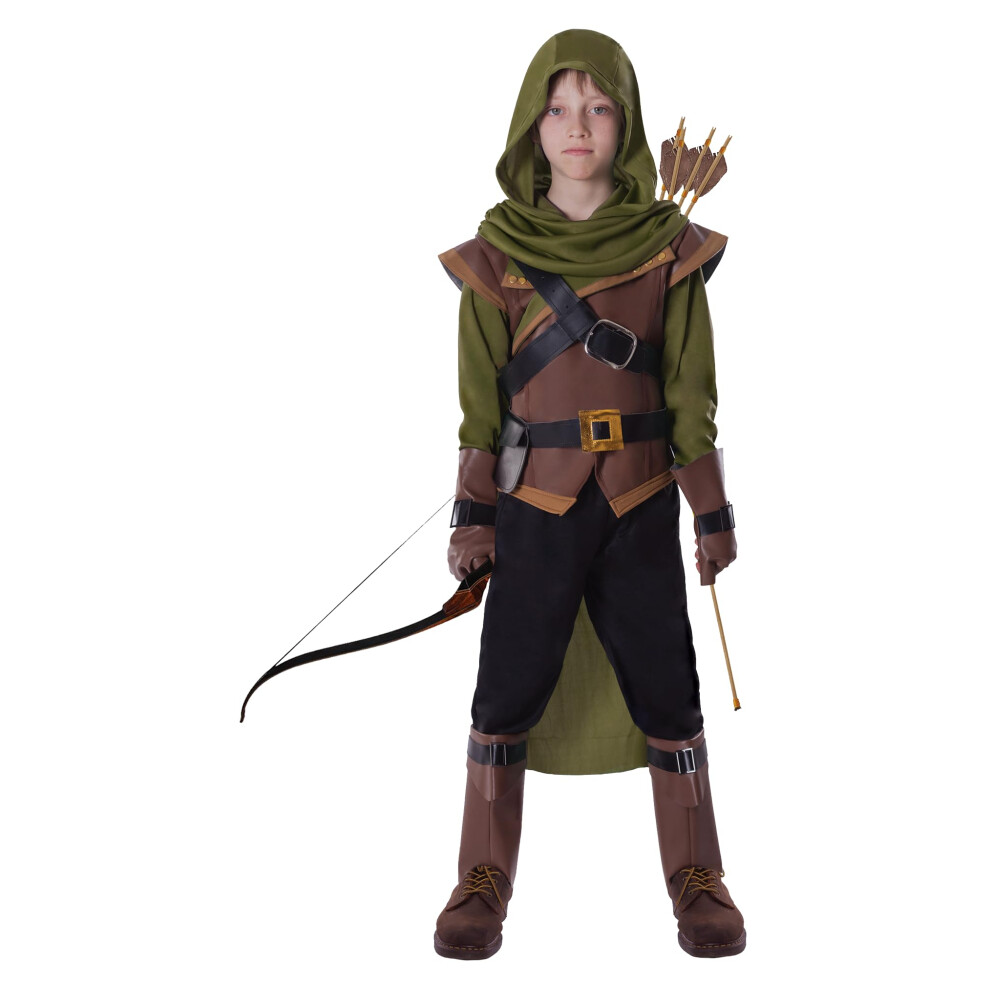 Spooktacular Creations Renaissance Robin Hood Deluxe Kids Costume Set For Halloween Dress Up Party