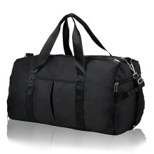 DAYGOS Gym Sports Duffle Bag - Waterproof Travel Duffel Bag with Wet Pocket and Shoes Compartment, 40L Carry on Bag Holdall Bag for Sport Travel