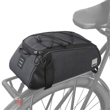 HOMPER Cycle Saddle Rear Rack Pannier Bike Bag 7 L Mountain Road MTB Bicycle Bike Trunk Bag Bicycle Accessories Shoulder Handbag Bag Pannier Black
