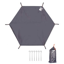 HIKEMAN Camping Tarp Tent Footprint - Multi-Purpose Waterproof Outdoor Groundsheet, Hexagon Ground Covering Mat Tent & Awning Carpet For Camping