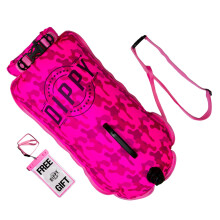 DIPPY Tow Floats For Open Water Swimming | 28L Swim Buoy Open Water Swimming Float | Waterproof Swimming Buoy | Tow Float Dry Bag | Wild Swimming
