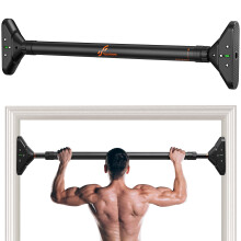 Sportneer Pull Up Bar Doorway Chin Up Bar No Screws Door Frame Chin Up Push Up Sit Up Bar Adjustable 75-94cm (29.5''-37'') Up to 200kg Capacity