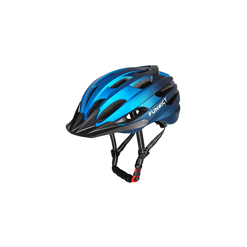 FUNWICT Mtb Mountain & Road Bike Helmet For Adult Men Women, Lightweight Cycle Helmet With Detachable Sun Visor, Adjustable Bicycle Helmet For Cycling