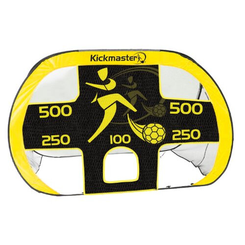 Kickmaster Kickmaster Quick Up Goal And Target Shot,Yellow/Black